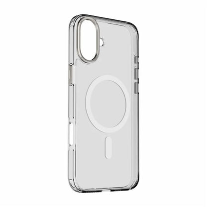 MOMAX MXAP24 For iPhone 16 Plus Magnetic Case Compatible with MagSafe TPU+PC Clear Phone Cover