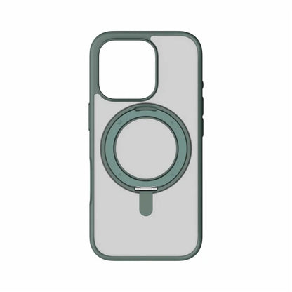 MOMAX MRAP24 For iPhone 16 Pro Max Magnetic Case TPU+PC Ring Kickstand Phone Cover