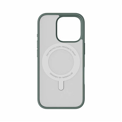 MOMAX MRAP24 For iPhone 16 Pro Max Magnetic Case TPU+PC Ring Kickstand Phone Cover