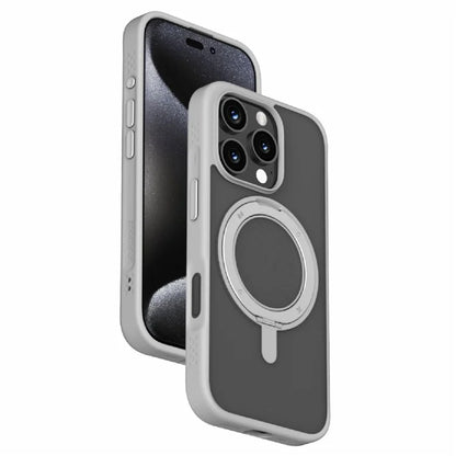 MOMAX MRAP24 For iPhone 16 Pro Max Magnetic Case TPU+PC Ring Kickstand Phone Cover