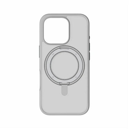MOMAX MRAP24 For iPhone 16 Pro Max Magnetic Case TPU+PC Ring Kickstand Phone Cover