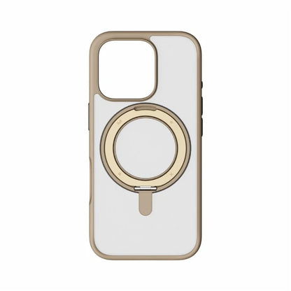 MOMAX MRAP24 For iPhone 16 Pro Max Magnetic Case TPU+PC Ring Kickstand Phone Cover