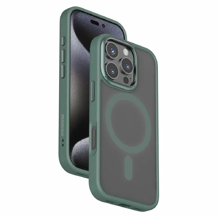 MOMAX CPAP24 For iPhone 16 Pro Max Case Compatible with MagSafe TPU+PC Matte Phone Cover