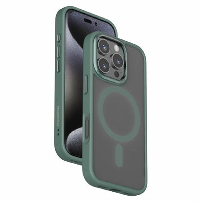 MOMAX CPAP24 For iPhone 16 Pro Max Case Compatible with MagSafe TPU+PC Matte Phone Cover