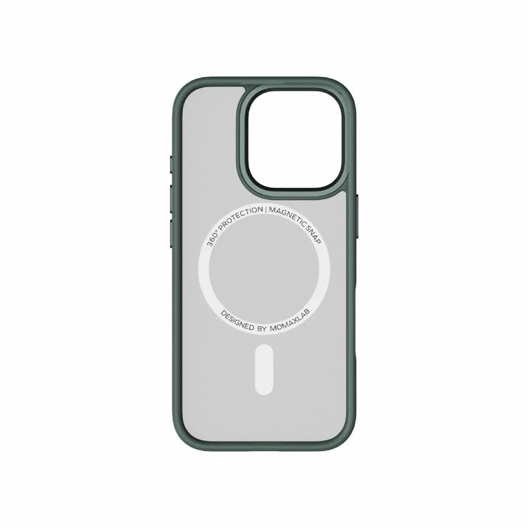 MOMAX CPAP24 For iPhone 16 Pro Max Case Compatible with MagSafe TPU+PC Matte Phone Cover