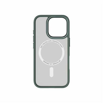 MOMAX CPAP24 For iPhone 16 Pro Max Case Compatible with MagSafe TPU+PC Matte Phone Cover