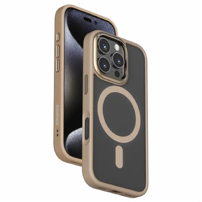 MOMAX CPAP24 For iPhone 16 Pro Max Case Compatible with MagSafe TPU+PC Matte Phone Cover