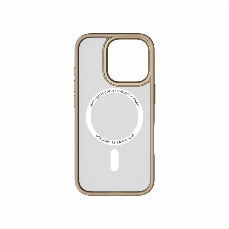 MOMAX CPAP24 For iPhone 16 Pro Max Case Compatible with MagSafe TPU+PC Matte Phone Cover