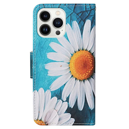For iPhone 16 Pro Max Case Pattern Printing Protective Leather Folio Phone Cover