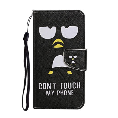 For iPhone 16 Plus Case Pattern Printing Protective Leather Folio Phone Cover