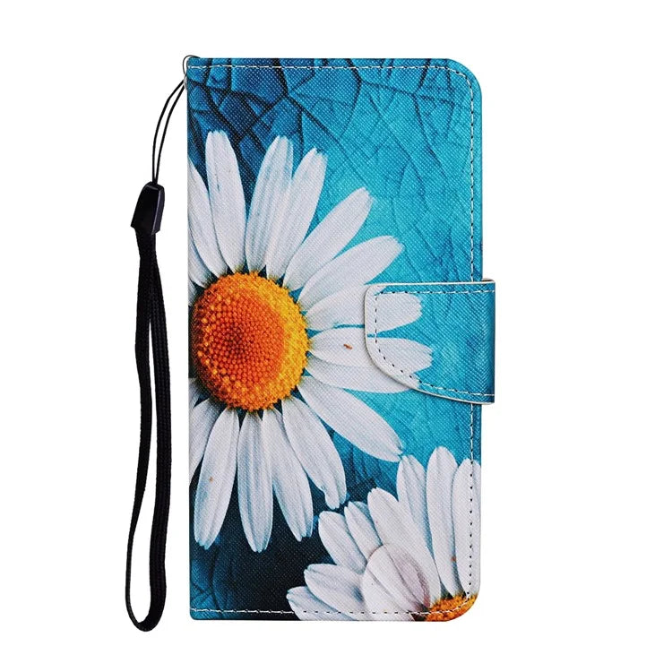 For iPhone 16 Plus Case Pattern Printing Protective Leather Folio Phone Cover