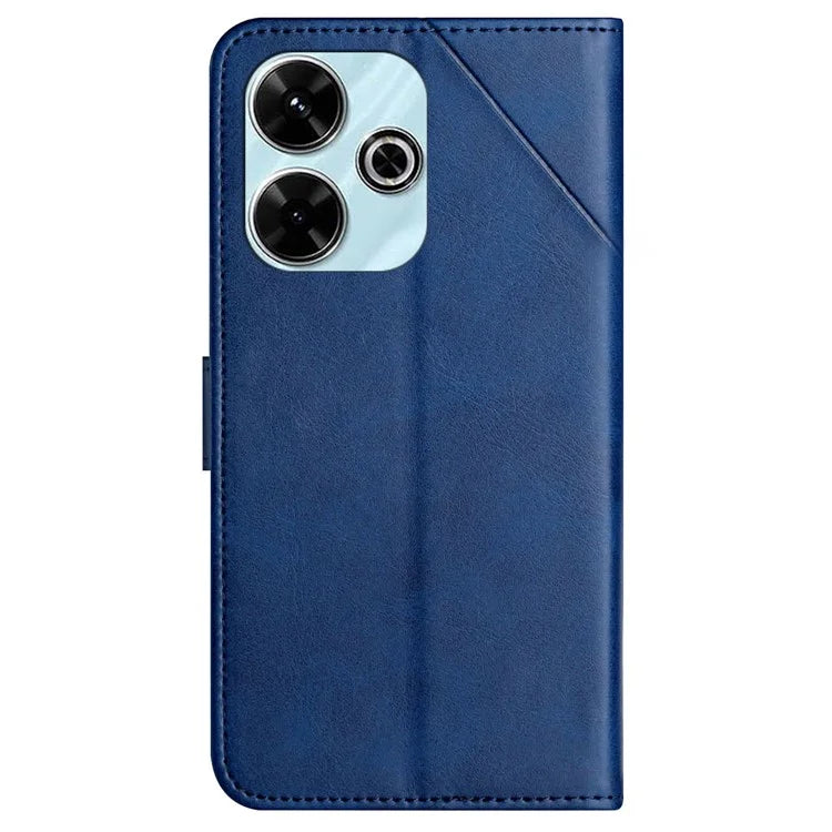 For Xiaomi Redmi 13 4G / 13 5G Leather Case Line Pattern Wallet Phone Cover