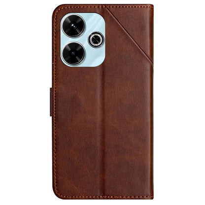 For Xiaomi Redmi 13 4G / 13 5G Leather Case Line Pattern Wallet Phone Cover