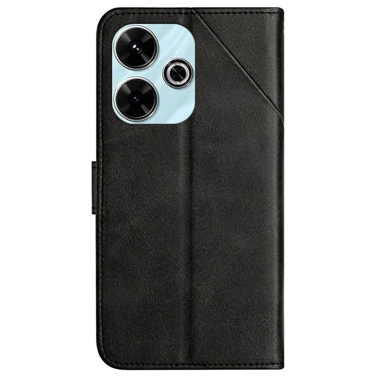 For Xiaomi Redmi 13 4G / 13 5G Leather Case Line Pattern Wallet Phone Cover
