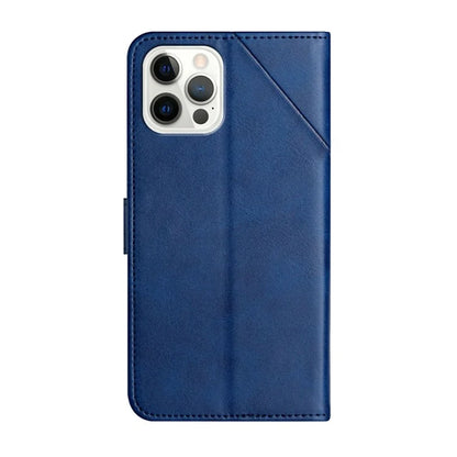 For iPhone 16 Pro Leather Case Line Pattern Wallet Phone Cover