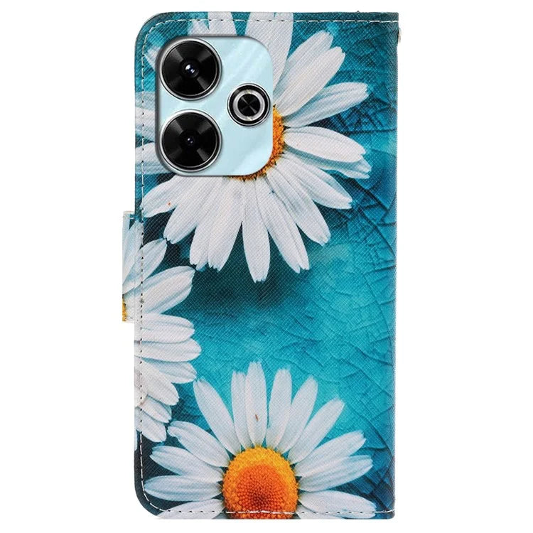 For Xiaomi Redmi 13 4G / 13 5G Case Pattern Printing Protective Leather Folio Phone Cover