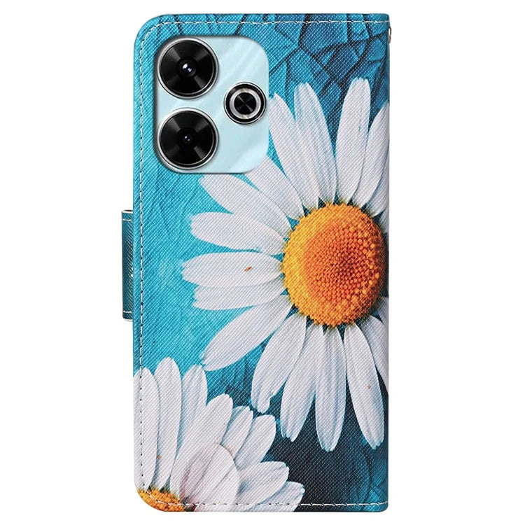 For Xiaomi Redmi 13 4G / 13 5G Case Pattern Printing Protective Leather Folio Phone Cover