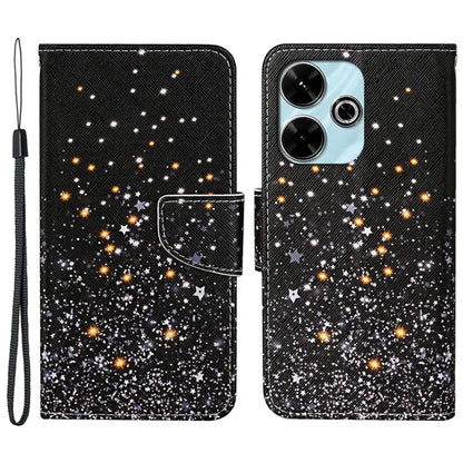 For Xiaomi Redmi 13 4G / 13 5G Case Pattern Printing Protective Leather Folio Phone Cover