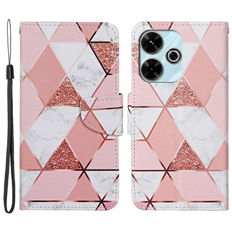 For Xiaomi Redmi 13 4G / 13 5G Case Pattern Printing Protective Leather Folio Phone Cover