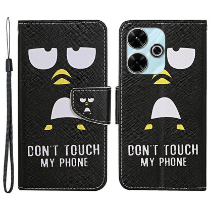 For Xiaomi Redmi 13 4G / 13 5G Case Pattern Printing Protective Leather Folio Phone Cover