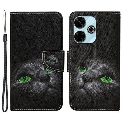 For Xiaomi Redmi 13 4G / 13 5G Case Pattern Printing Protective Leather Folio Phone Cover