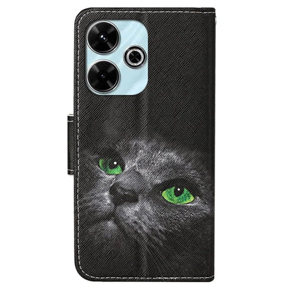 For Xiaomi Redmi 13 4G / 13 5G Case Pattern Printing Protective Leather Folio Phone Cover