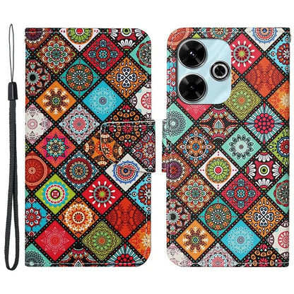 For Xiaomi Redmi 13 4G / 13 5G Case Pattern Printing Protective Leather Folio Phone Cover