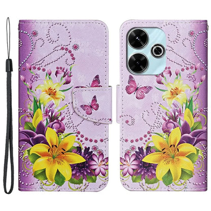 For Xiaomi Redmi 13 4G / 13 5G Case Pattern Printing Protective Leather Folio Phone Cover