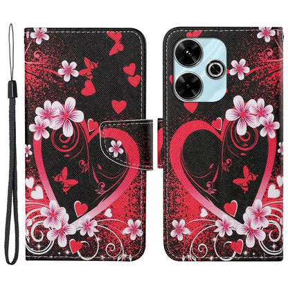 For Xiaomi Redmi 13 4G / 13 5G Case Pattern Printing Protective Leather Folio Phone Cover