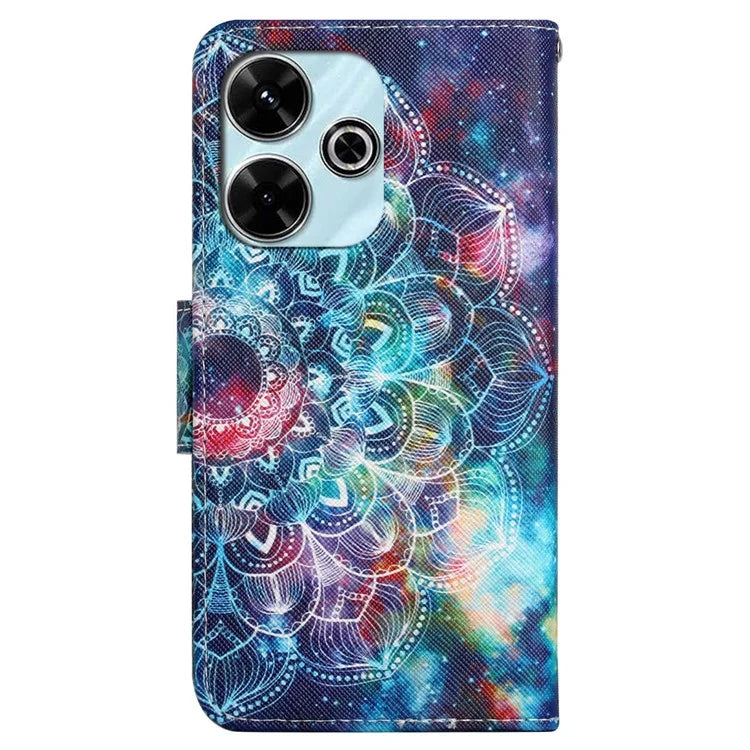 For Xiaomi Redmi 13 4G / 13 5G Case Pattern Printing Protective Leather Folio Phone Cover