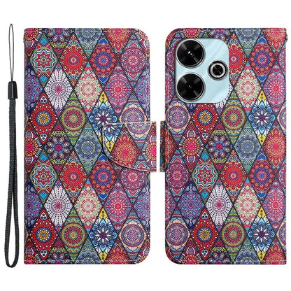 For Xiaomi Redmi 13 4G / 13 5G Case Pattern Printing Protective Leather Folio Phone Cover