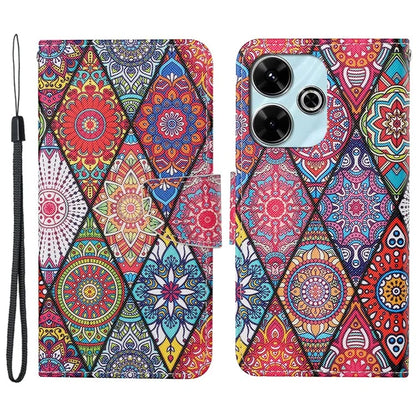 For Xiaomi Redmi 13 4G / 13 5G Case Pattern Printing Protective Leather Folio Phone Cover
