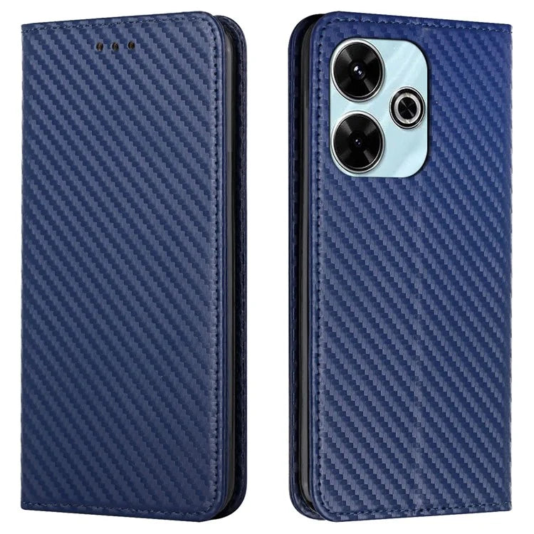 For Xiaomi Redmi 13 5G  /  13 4G Case Leather Flip Phone Cover Stand Strong Magnetic Closure