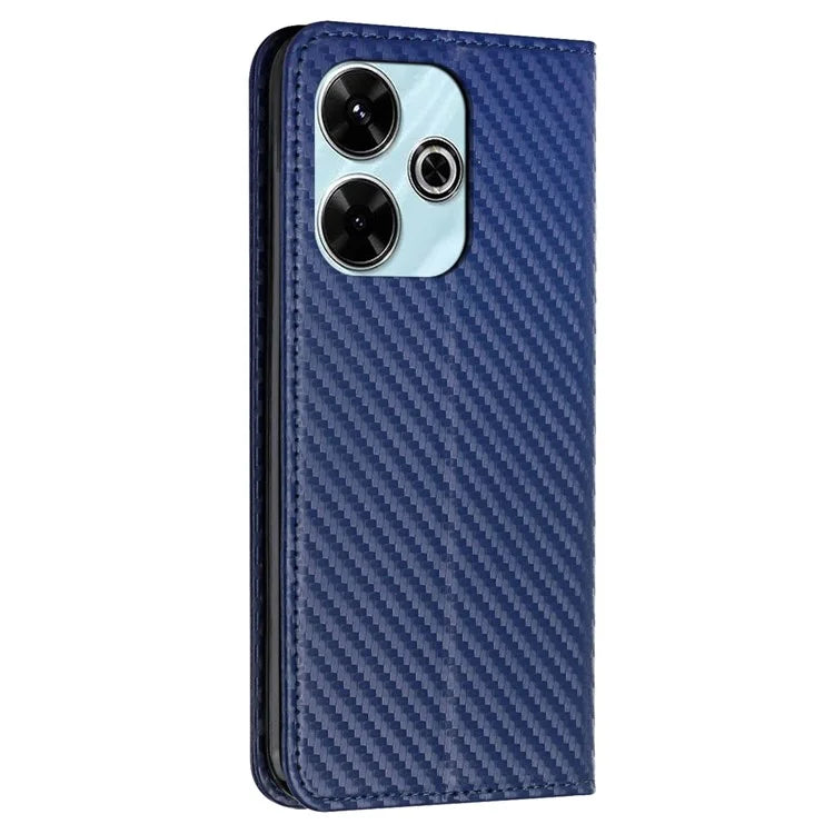 For Xiaomi Redmi 13 5G  /  13 4G Case Leather Flip Phone Cover Stand Strong Magnetic Closure