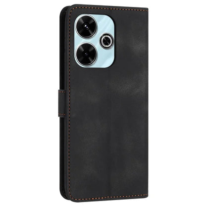 For Xiaomi Redmi 13 5G  /  13 4G Leather Case Solid Color Wallet Protective Phone Cover