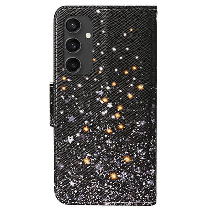 For Samsung Galaxy S24 FE Case Pattern Printing Protective Leather Folio Phone Cover