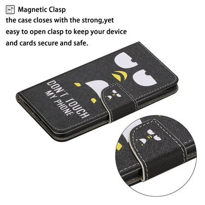 For Samsung Galaxy S24 FE Case Pattern Printing Protective Leather Folio Phone Cover