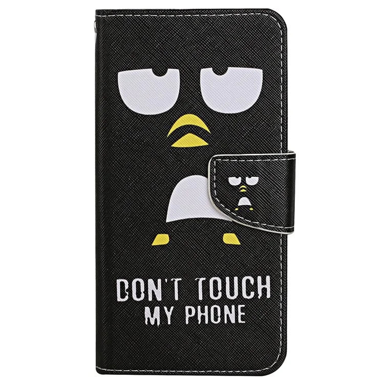 For Samsung Galaxy S24 FE Case Pattern Printing Protective Leather Folio Phone Cover
