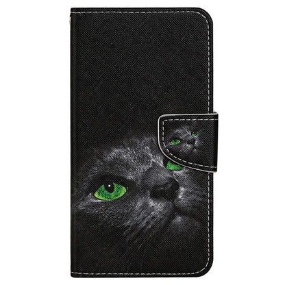 For Samsung Galaxy S24 FE Case Pattern Printing Protective Leather Folio Phone Cover