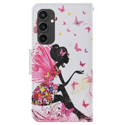 For Samsung Galaxy S24 FE Case Pattern Printing Protective Leather Folio Phone Cover