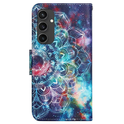 For Samsung Galaxy S24 FE Case Pattern Printing Protective Leather Folio Phone Cover
