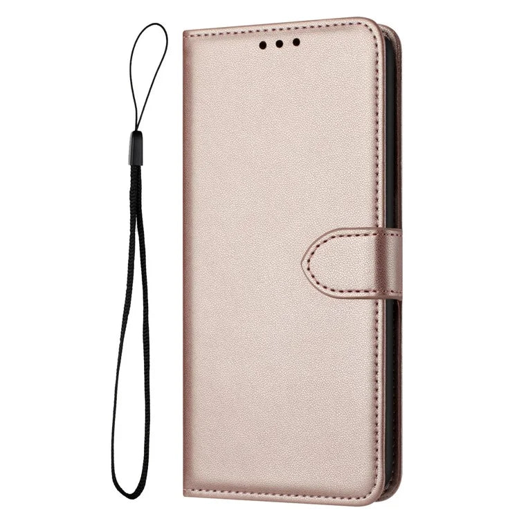 For Samsung Galaxy S24 FE Wallet Phone Case Leather Stand Cover with Strap