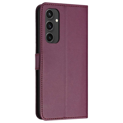 For Samsung Galaxy S24 FE Wallet Phone Case Leather Stand Cover with Strap