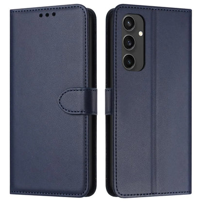 For Samsung Galaxy S24 FE Wallet Phone Case Leather Stand Cover with Strap