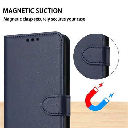 For Samsung Galaxy S24 FE Wallet Phone Case Leather Stand Cover with Strap