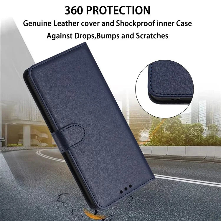 For Samsung Galaxy S24 FE Wallet Phone Case Leather Stand Cover with Strap