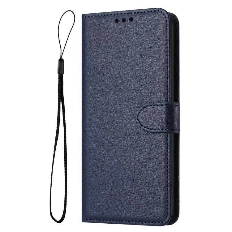 For Samsung Galaxy S24 FE Wallet Phone Case Leather Stand Cover with Strap