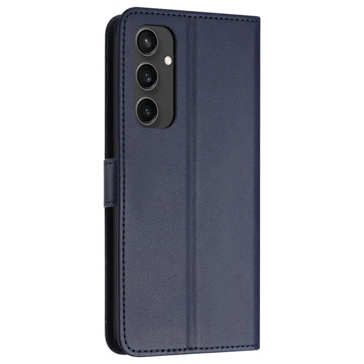 For Samsung Galaxy S24 FE Wallet Phone Case Leather Stand Cover with Strap