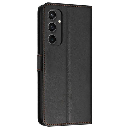 For Samsung Galaxy S24 FE Wallet Phone Case Leather Stand Cover with Strap