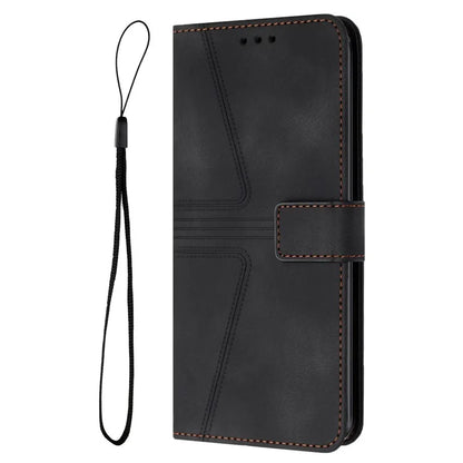For Samsung Galaxy S24 FE Case Triangle Imprinted Anti-Scratch Phone Wallet Cover